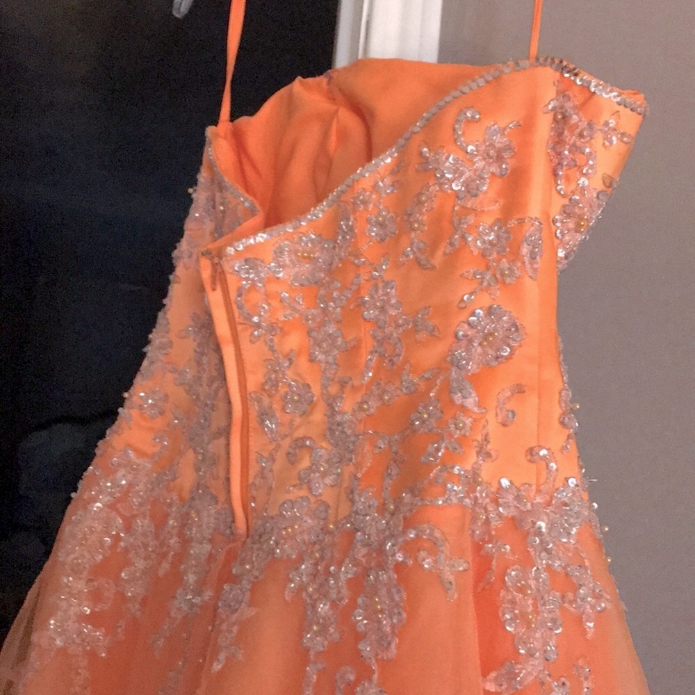 Cache Strapless Formal-Beading Front /Back - image 4